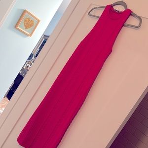 Zara midi knit form fitting dress